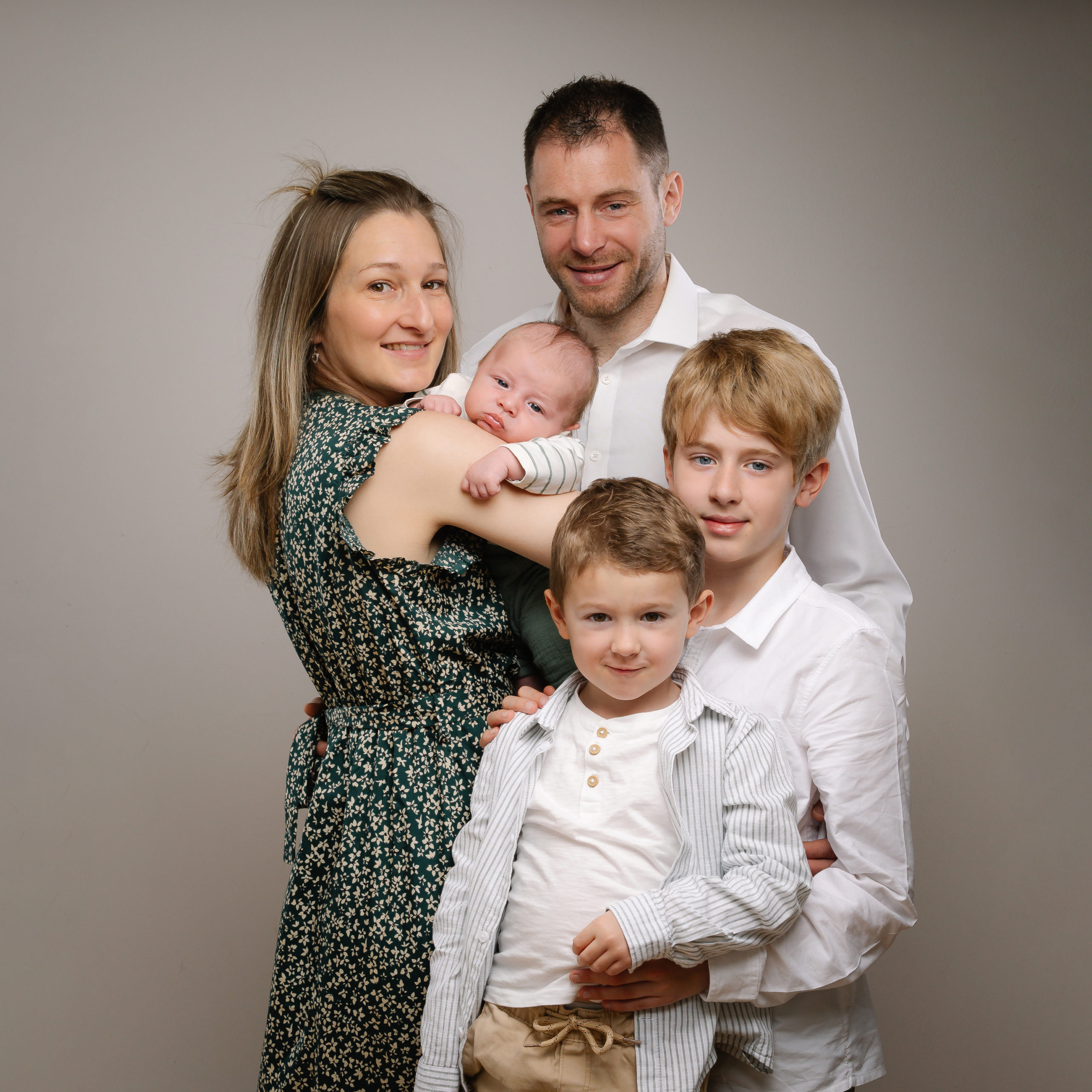 shooting famille studio